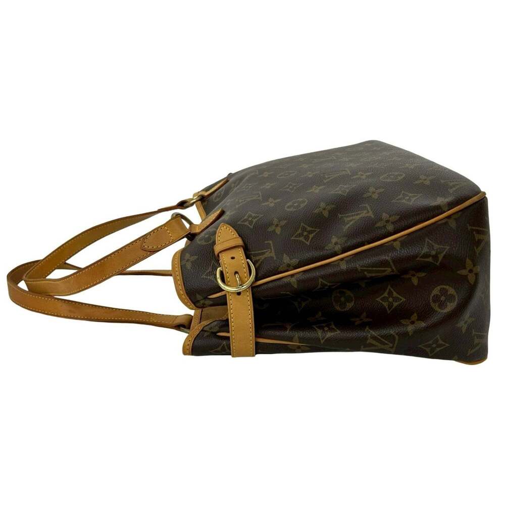 LOUIS VUITTON Brown Monogram Leather Tote Bag - Picture 5 of 10